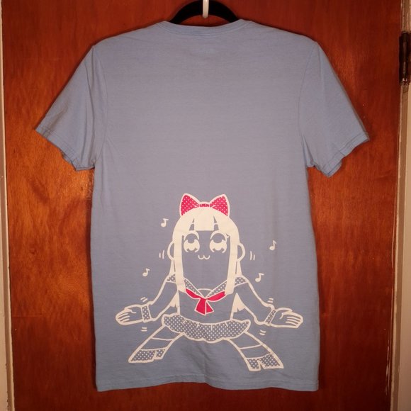 Loot Crate Pop Team T-Shirt Small Anime Manga Cotton Blue - Picture 3 of 6